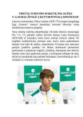 Kūrybinis darbas lietuvių k. pamokai: Lietuvos sporto naujienų laikraštis 2 puslapis