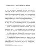 Lietuvos socialdemokratų partijos veiklos Seime tarpukario Lietuvoje ir po nepriklausomybės atkūrimo (nuo 1990 m.) palyginimas 17 puslapis