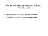 Plėtros ir bendradarbiavimo politika 3 puslapis