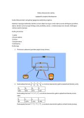 Fizikos laboratorinis darbas. Lygiagrečio jungimo dėsningumas 1 puslapis