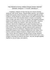 Kaip literatūros kūrinių veikėjai išsaugo dvasios stiprybę?