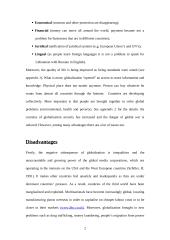 Globalisation's advantages and impact 2 puslapis