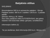 Funkciniai stiliai. Skaidrės 3 puslapis