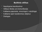 Funkciniai stiliai. Skaidrės 6 puslapis