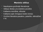 Funkciniai stiliai. Skaidrės 8 puslapis