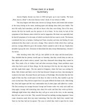 Jerome K. Jerome "Three men in a Boat"