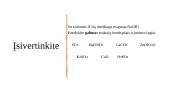 Bazinės prigimties medžiagos. Hidroksidai. Šarmai 11 puslapis