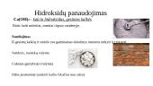 Bazinės prigimties medžiagos. Hidroksidai. Šarmai 14 puslapis