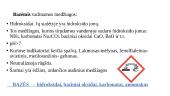 Bazinės prigimties medžiagos. Hidroksidai. Šarmai 5 puslapis
