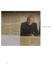 Matematikos olimpiados mokytojo Kazio Šiksnaus taurei laimėti statistiniai duomenys 13 puslapis