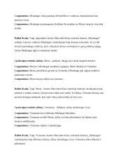 Justino Marcinkevičiaus dramos „Mindaugas“ 3 veikėjų pristatymas. Planas 2 puslapis