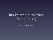 Tas keistas nutikimas šuniui naktį - pristatymas