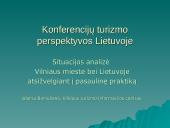 Konferencijų turizmo perspektyvos Lietuvoje