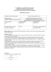 Būtinosios medicinos pagalbos ir intensyviosios slaugos profesinės praktikos ataskaita 2 puslapis