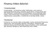 Finansų rinka (skaidrės) 4 puslapis