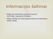 Tarpukario literatūra (1918-1940) 6 puslapis