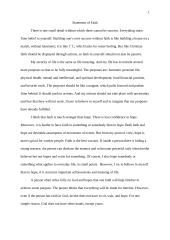 Statement of faith
