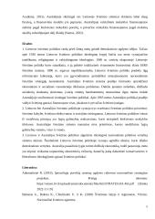 Lietuvos ir Australijos švietimo politikos panašumai ir skirtumai 5 puslapis