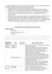 Atnaujintas gamtos mokslų ilgalaikis planas 6 klasei (2023 m.) 2 puslapis