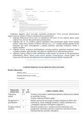 Atnaujintas gamtos mokslų ilgalaikis planas 4 klasei (2023 m.) 2 puslapis