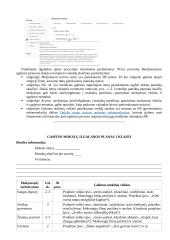 Atnaujintas gamtos mokslų ilgalaikis planas 1 klasei (2023 m.) 2 puslapis