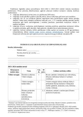 Atnaujintas fizikos ilgalaikis planas 9 klasei (2023 m.) 2 puslapis