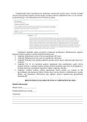 Atnaujintas biologijos ilgalaikis planas 12 klasei (2023 m.) 2 puslapis