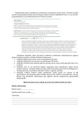 Atnaujintas biologijos ilgalaikis planas 11 klasei (2023 m.) 2 puslapis