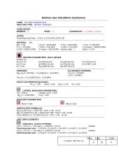 Medinių stogo elementų skaičiavimo ataskaita 6 puslapis