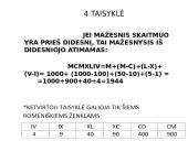 Romėniški skaičiai 7 puslapis