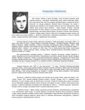 Vytautas Mačernis. Biografija, kūryba