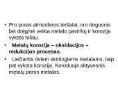 Metalai, nemetalai, metalų korozija: pristatymas 18 puslapis
