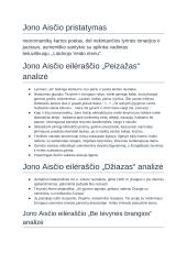 Jono Aisčio kūrybos konspektas