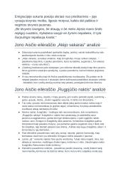 Jono Aisčio kūrybos konspektas 2 puslapis