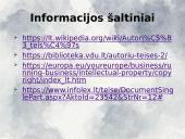 Autorių teisės. Informatikos skaidrės 11 puslapis