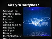 Trečiosios kartos saitynas (skaidrės) 2 puslapis