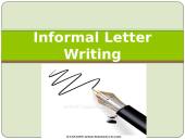 Informal Letter Writing. Neformalaus laiško rašymas anglų kalbos pamokose