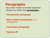 Informal Letter Writing. Neformalaus laiško rašymas anglų kalbos pamokose 5 puslapis