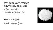 Vandenilis. Chemijos skaidrės 8 puslapis