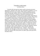 Vienybės svarba tautai (A.Mickevičius)