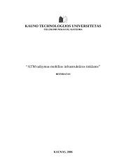 ATM taikymas mobilios infrastruktūros tinklams