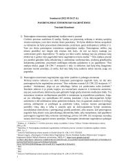 Pasirengimas teisminiam nagrinėjimui