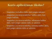 Jungtukai: ir, kad, bet, o 4 puslapis