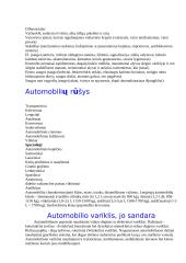 Automobilis ir jo technika 2 puslapis