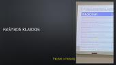 Kalbos klaidos. Sintaksės klaida: linksnių vartojimas 8 puslapis