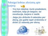 Darbo paskirtis ir karjeros samprata  12 puslapis