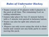 Underwater Hockey 4 puslapis