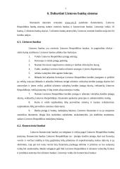 Bankų sistema Lietuvoje, bankų veikla, klasifikacija bei tikslai 6 puslapis