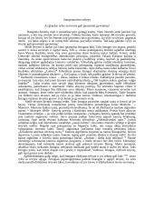 Ar glaudus ryšys su tėvyne gali įprasminti gyvenimą?