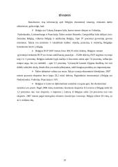 Belgijos karalystės ekonominė situacija 19 puslapis